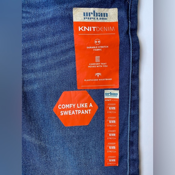 Urban Pipeline Boys Knit Denim Jogger - Picture 9 of 9